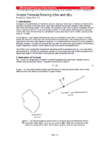 Simple Formula Relating dBm and dBu