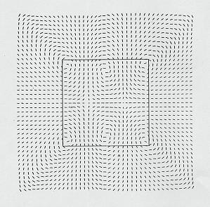 Computer generated plot of magnetic field lines.  Software developed by Jeremy K. Raines.